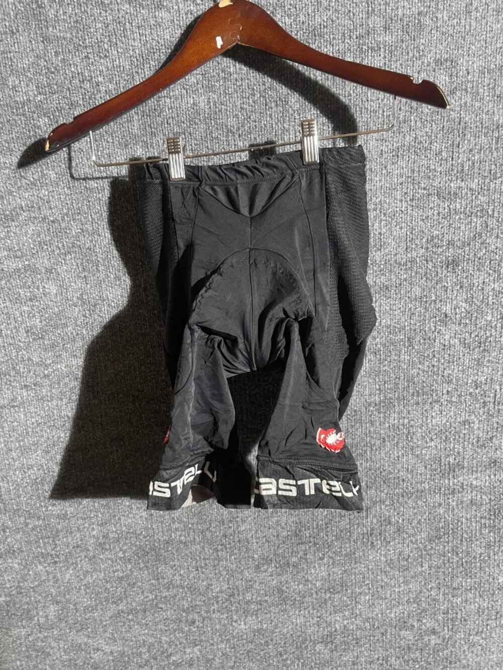 Castelli Bike Shorts Teens Small Black Padded Cycling Liner Mesh Biker Chamois